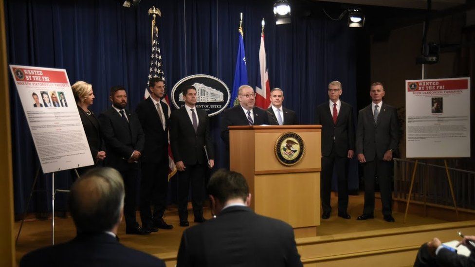 Department of Justice press conference