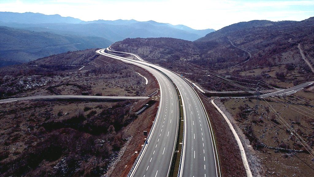 Motorway in Montenegro