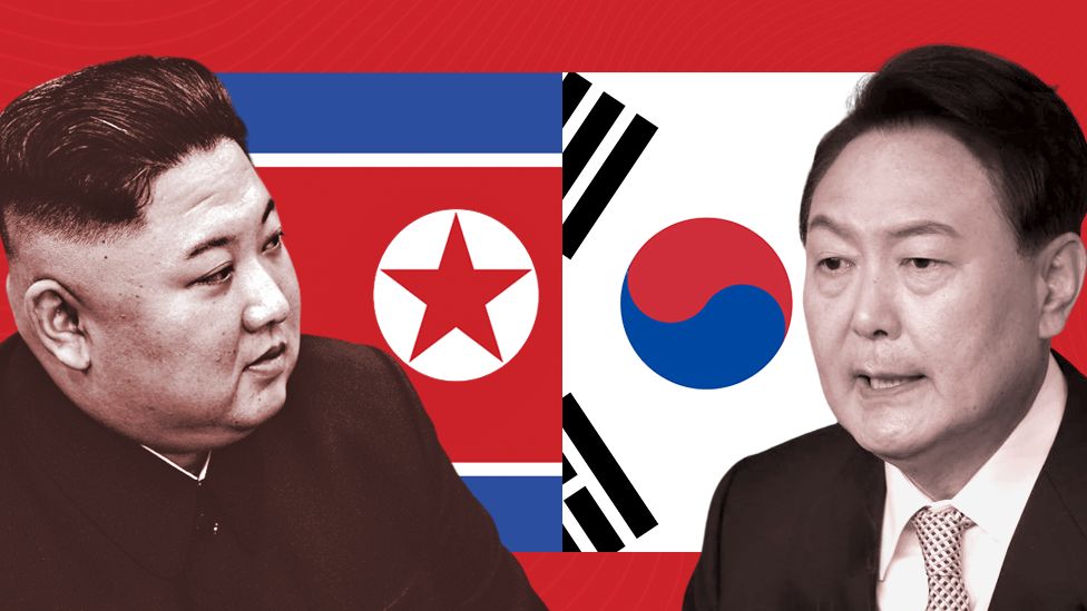 Kim Jong Un and President Yoon Suk-yeol