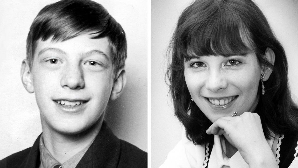 Steve Ellis aged about 11, and Sarah aged around 16